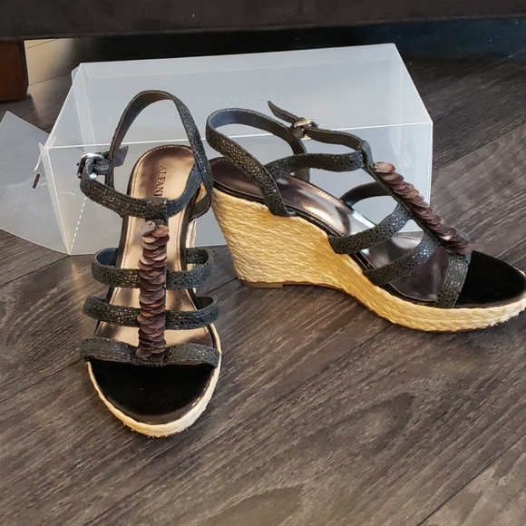 Alfani Shoes - Alfani Annya Black Wedge Size 8M